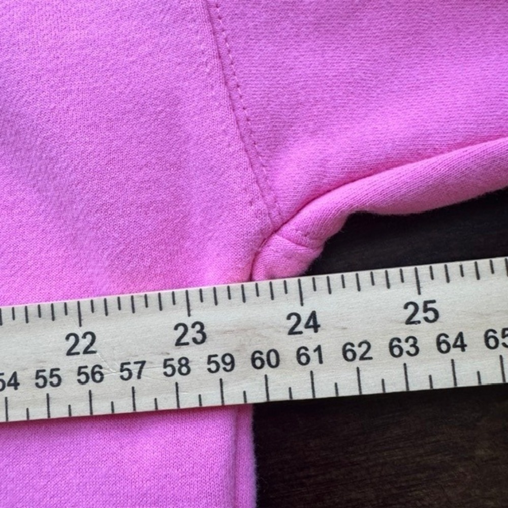 NWOT Pink Lily Sunshine & Coffee Graphic Sweatshirt Hot Pink Women's Small - Picture 8 of 10